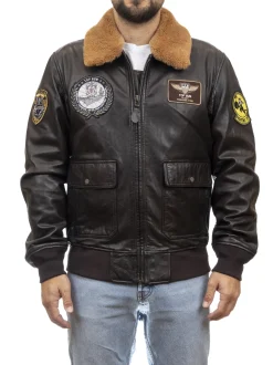 TOP GUN Giubbini in pelle-Uomo Giubbini In Pelle