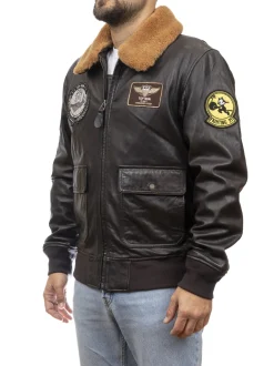 TOP GUN Giubbini in pelle-Uomo Giubbini In Pelle