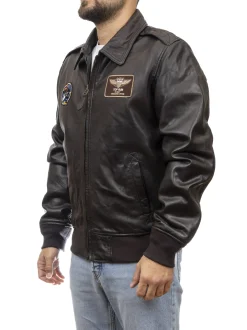 TOP GUN Giubbini in pelle-Uomo Giubbini In Pelle